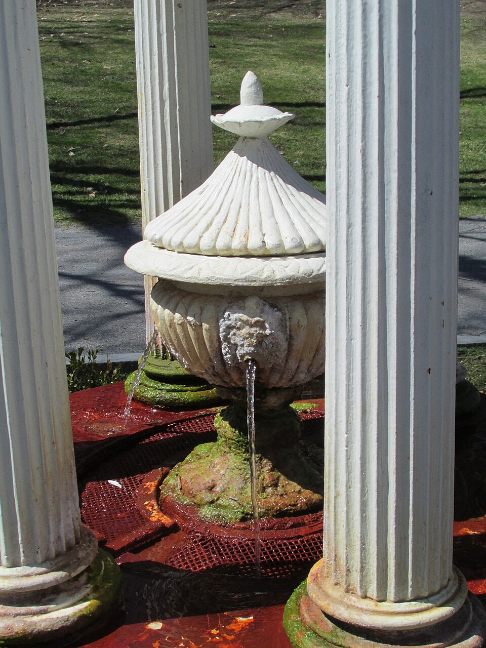  Deer Park Spring Public Fountain Located in Congress Park Saratoga, NY
